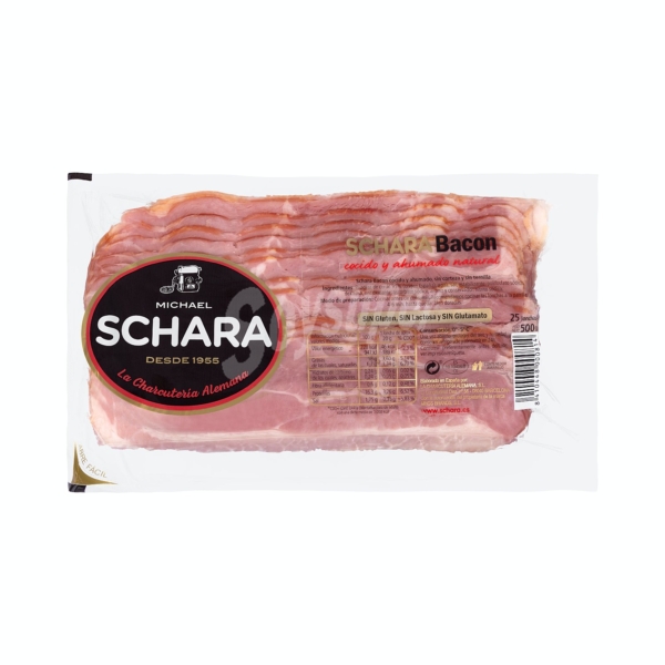 Bacon Ahumado Lonchas Schara 500 gr.-image